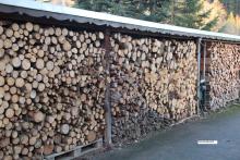 Brennholz getrocknet