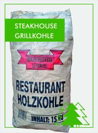 Sack mit Lüneburger Grillkohle aus dem Baumarkt Lückenmühle