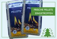Pellets in Säcken im Baumarkt Lückenmühle